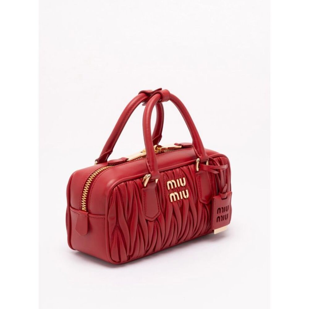 Miu Miu Women `Arcadie` Matelassé Nappa Leather Bag - Picture 3 of 6